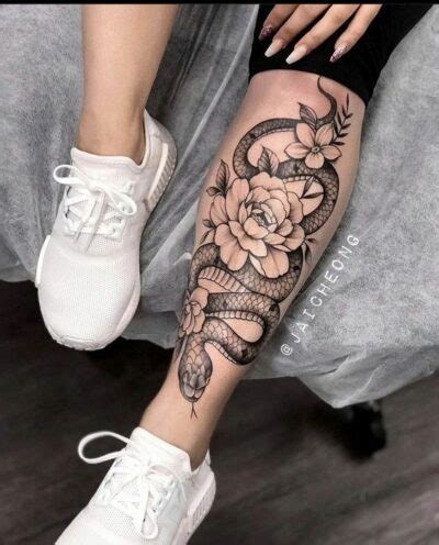 tatuajes para las piernas|15 Hermosos tatuajes para lucir en tus bellisimas。